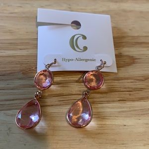 Charming Charlie pink earrings